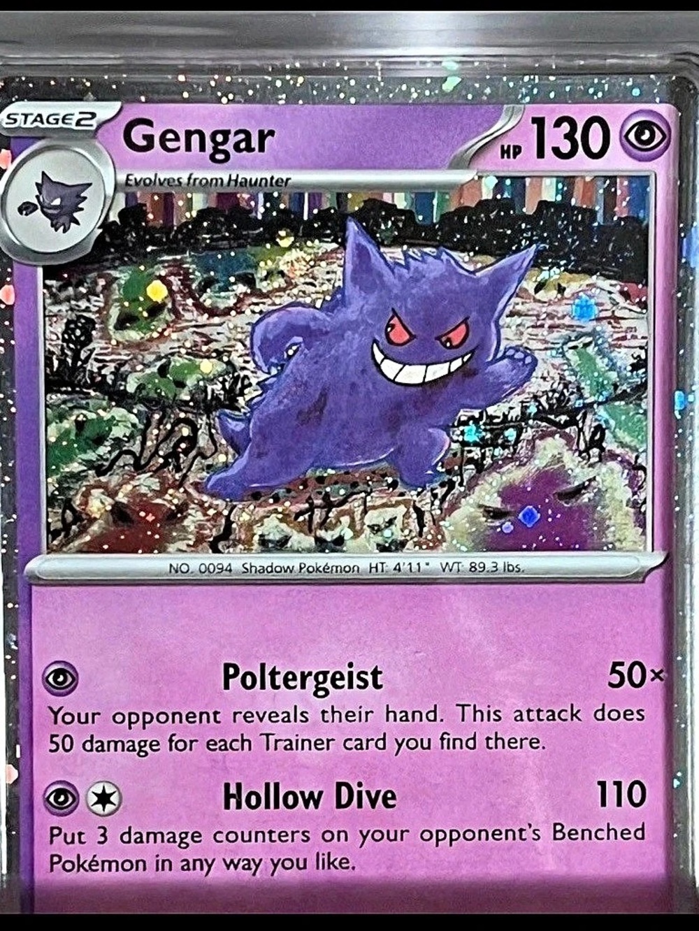 Pokémon Gengar Trading Card Holographic